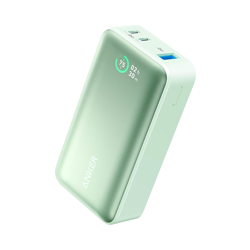Pin sạc dự phòng Anker 533 - A1256 - PD 30W - 10.000mAh - Màu xanh lá - Hình 1
