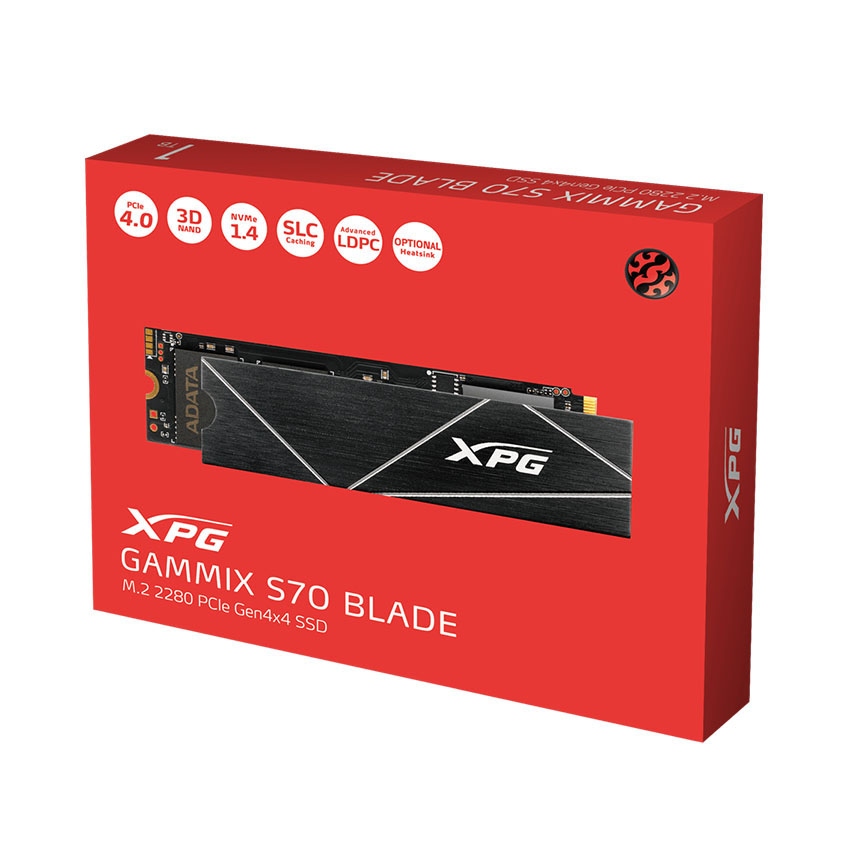 Ổ cứng SSD Adata XPG GAMMIX S70 BLADE M.2 2280 PCIe NVMe Gen 4x4 (Đọc 7400MB/s - Ghi 6300MB/s)-(AGAM - Hình 6