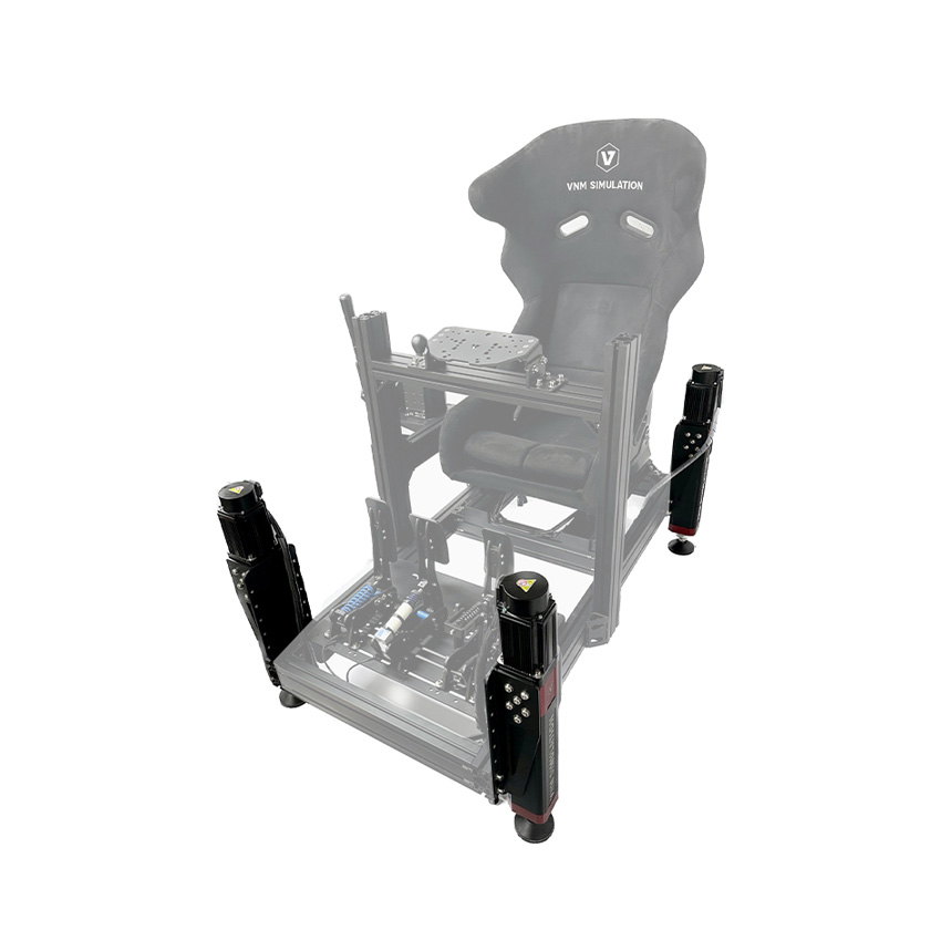 BUỒNG LÁI Ô TÔ GIẢ LẬP KÈM HỆ THỐNG CHUYỂN ĐỘNG 3DOF VNM MOTION ( KHÔNG KÈM GHẾ ) - 3 MOTOR 150MM - Hình 1