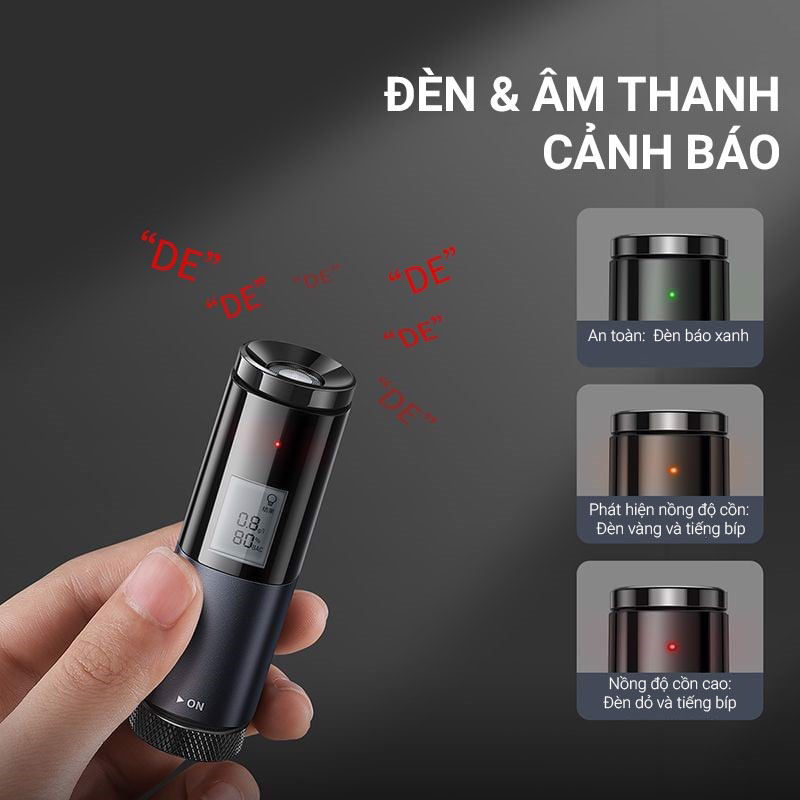 Máy đo nồng độ cồn Baseus Digital Alcohol Tester