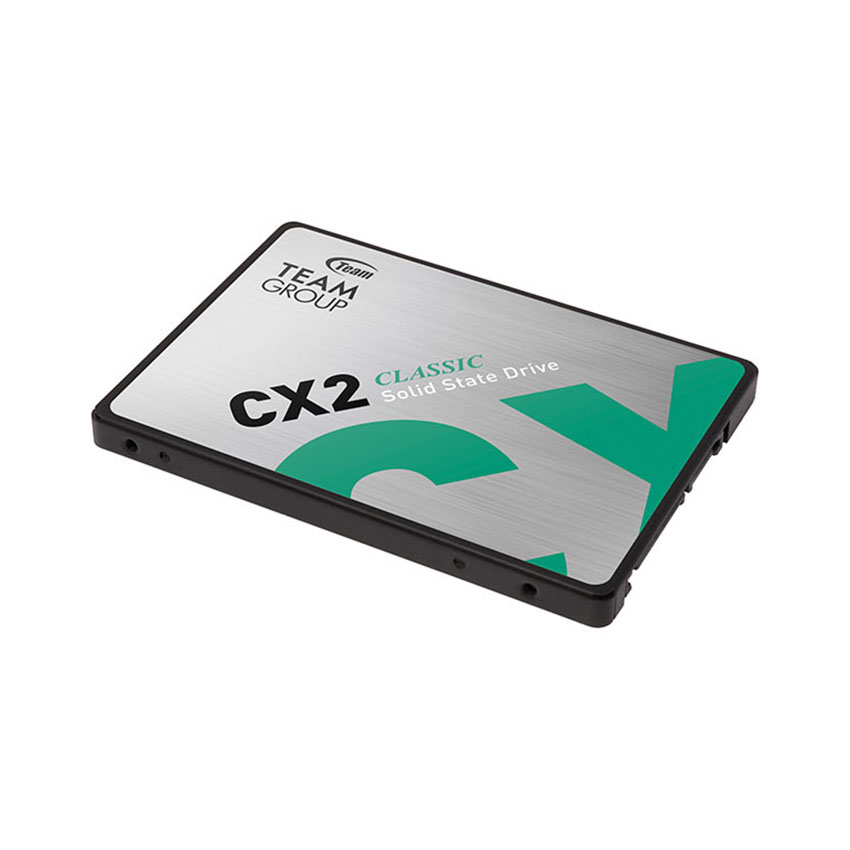 Ổ cứng SSD Teamgroup CX2 512GB SATA3 2.5 inch (Đọc 530MB/s, Ghi 470MB/s) - (T253X6512G0C101)