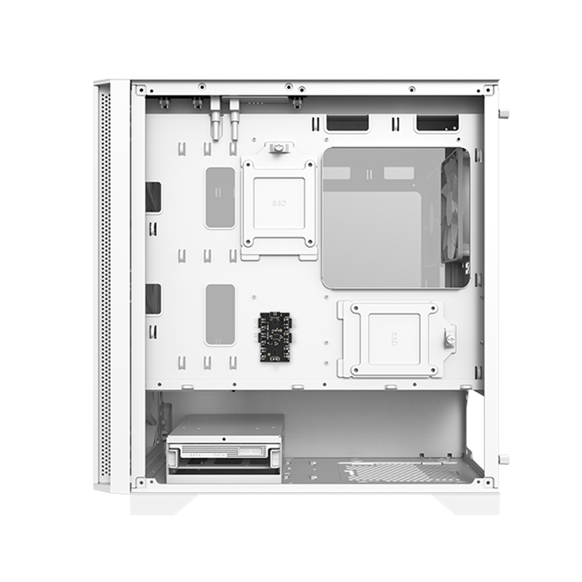Vỏ Case MONTECH Air 100 ARGB White (MATX/Mid Tower/Màu Trắng/4 Fan Argb)