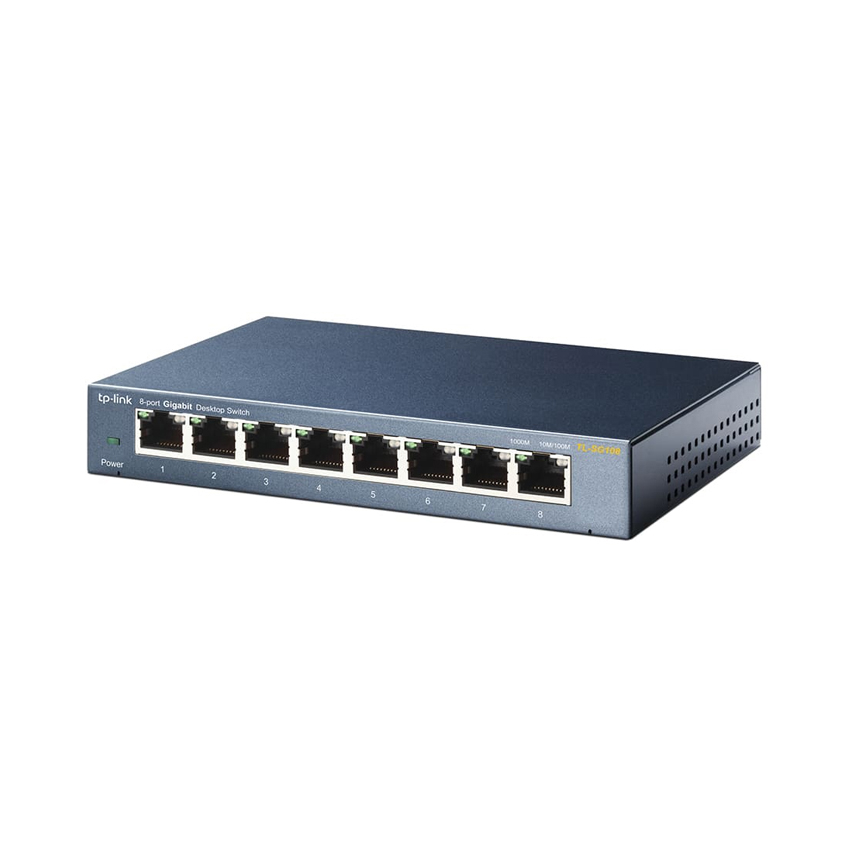 Switch 8 Port TP-Link TL-SG108 (8 Port 10/100/1000 Vỏ kim loại)