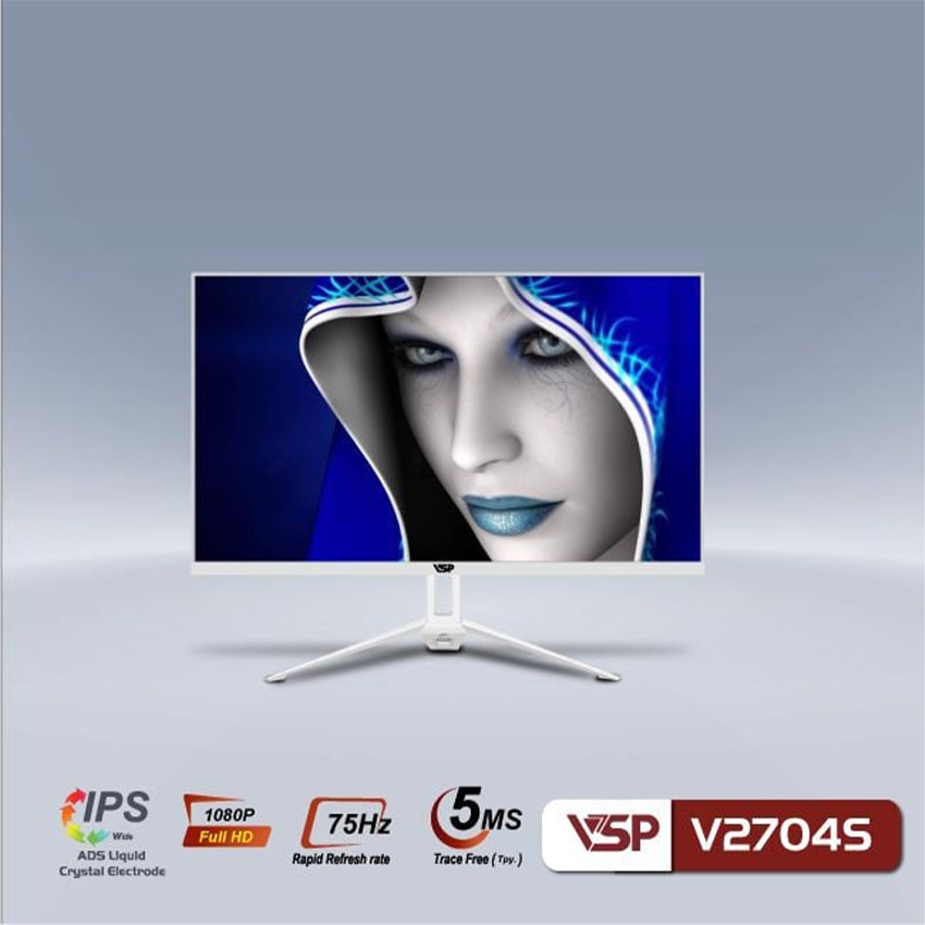 Màn hình VSP V2704S (27 inch/FHD/IPS/75Hz/5ms/White)
