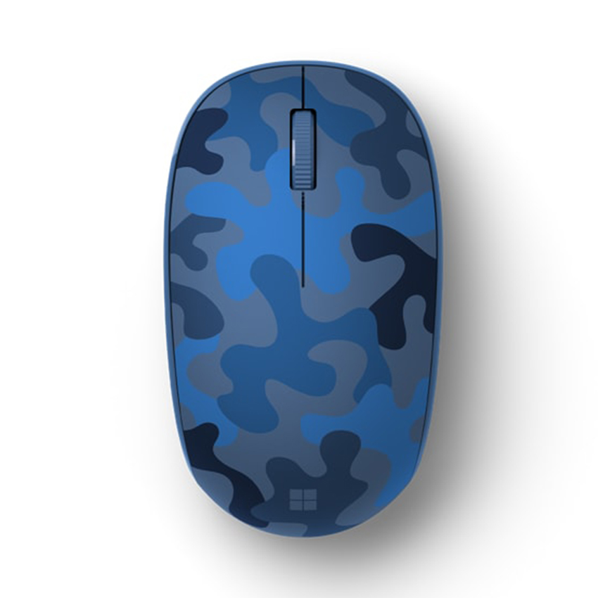 Chuột không dây Bluetooth Microsoft Camo (màu xanh đen)