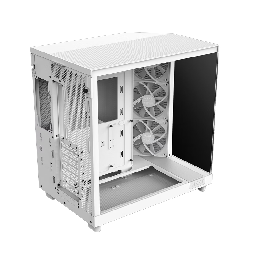 Vỏ máy tính NZXT H6 FLOW ALL WHITE (ATX/Mid Tower/Màu Trắng)