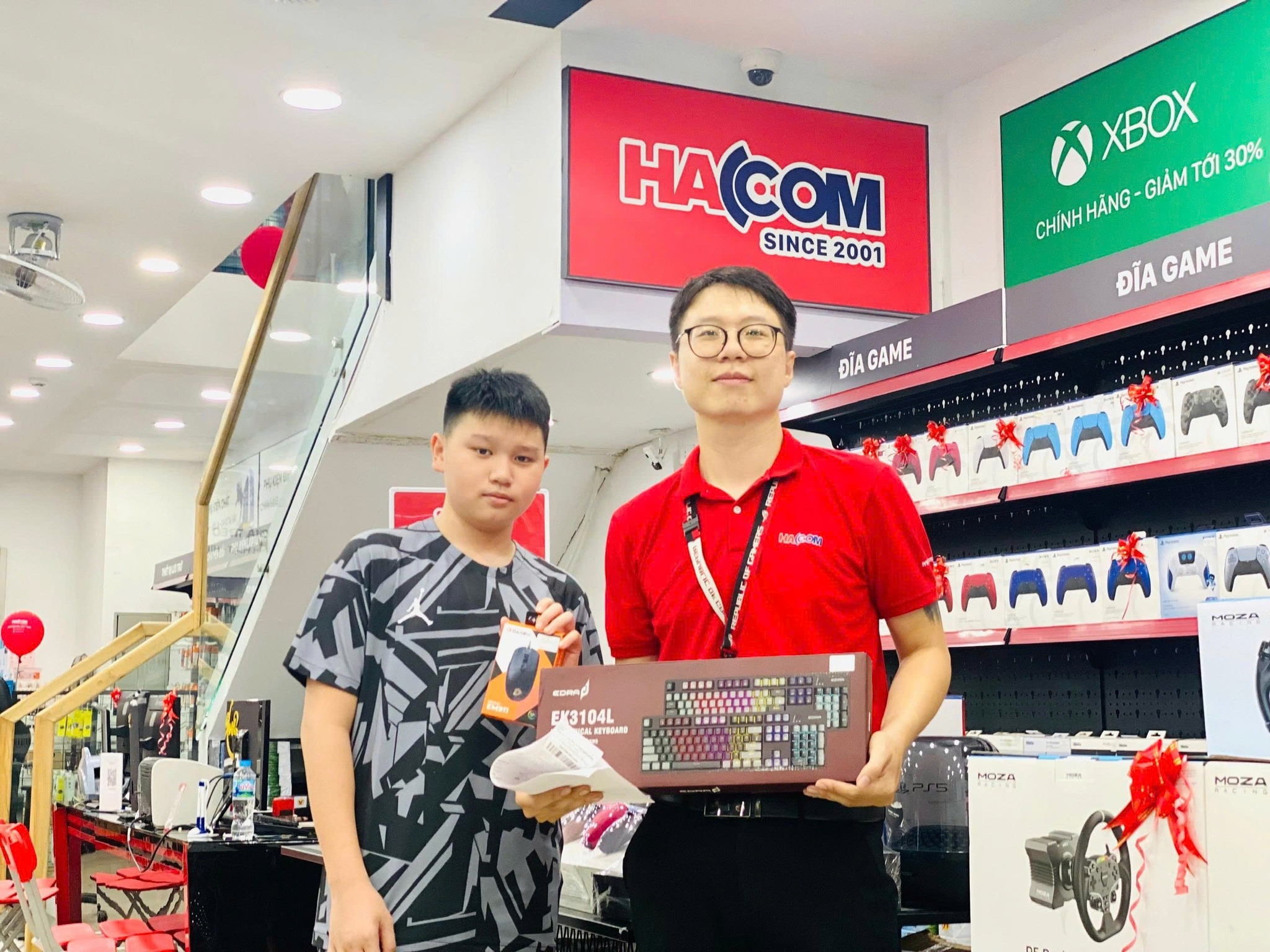 Bàn phím cơ EDRA EK3104L Alpha Red switch - Hình 5