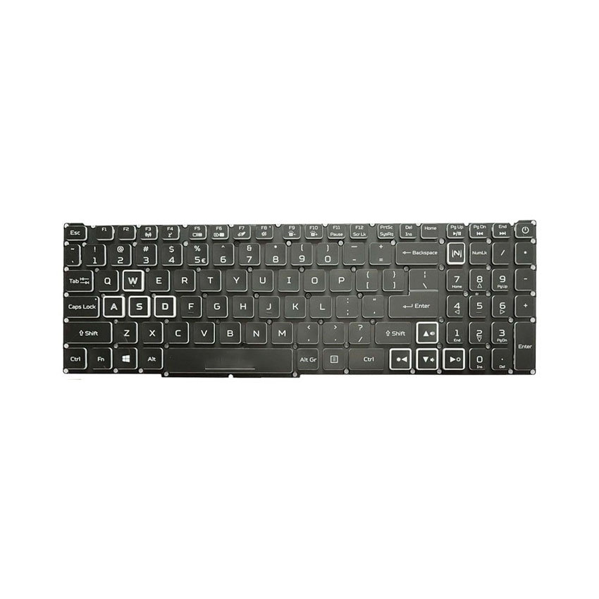 Bàn Phím Laptop Acer AN515-57 Led Màu Trắng