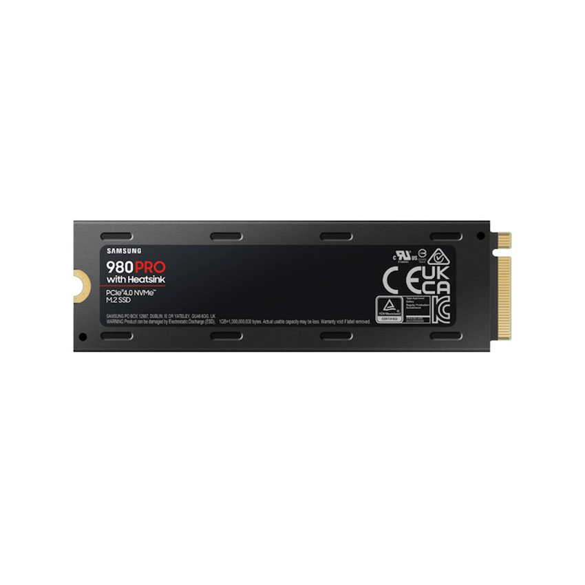 Ổ CỨNG SSD SAMSUNG 980 PRO WITH HEATSINK 2TB PCIE NVME 4.0X4 (ĐỌC 7000MB/S - GHI 5100MB/S) - (MZ-V8P2T0CW)