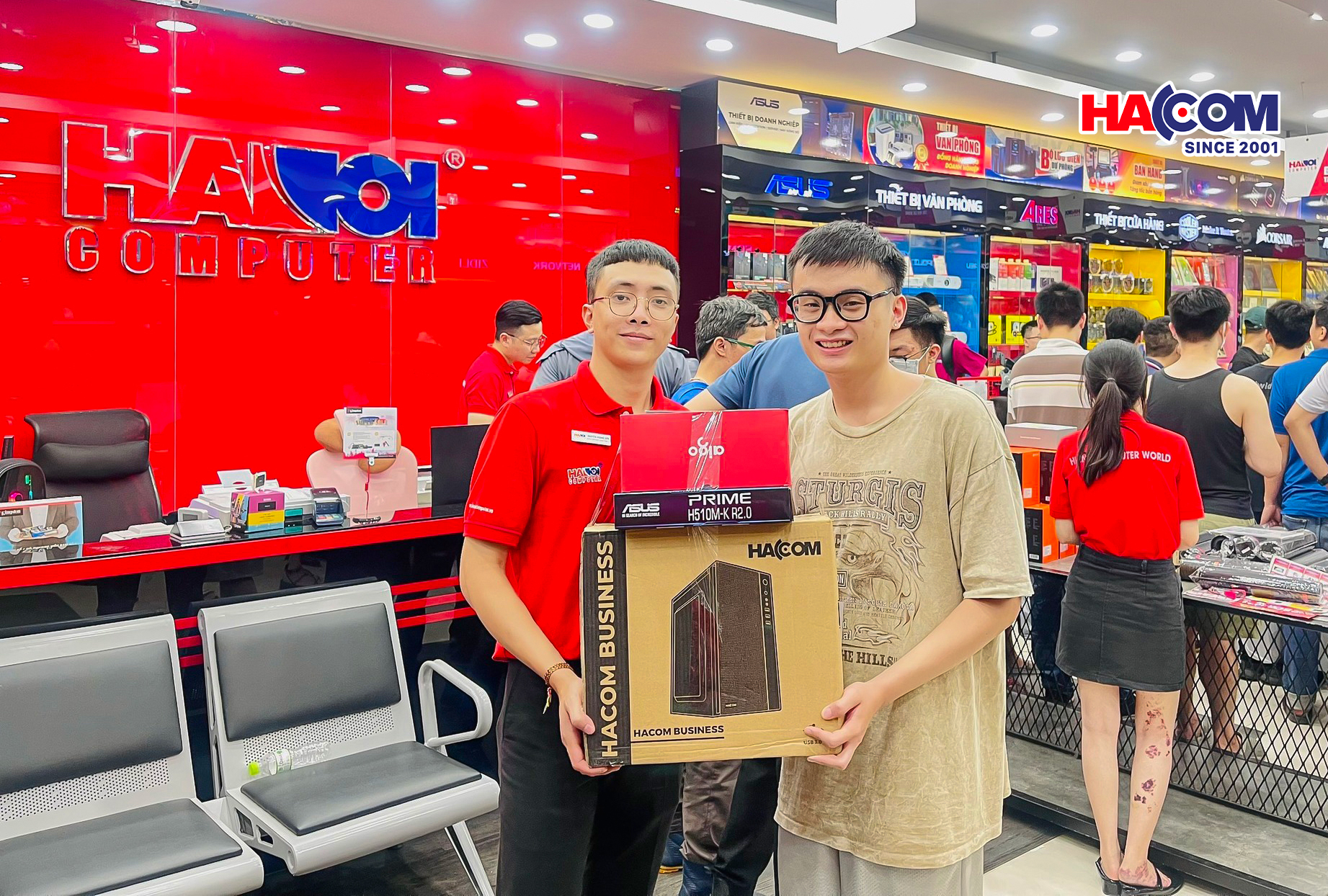 PC HACOM BUSINESS MINI H25 (G6405/H510/8GB RAM/256GB SSD) - Hình 2