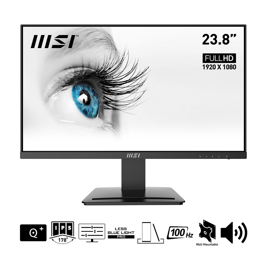 Màn hình MSI Pro MP243X (23.8 inch/FHD/IPS/100Hz/1ms/Loa) - Hình 1