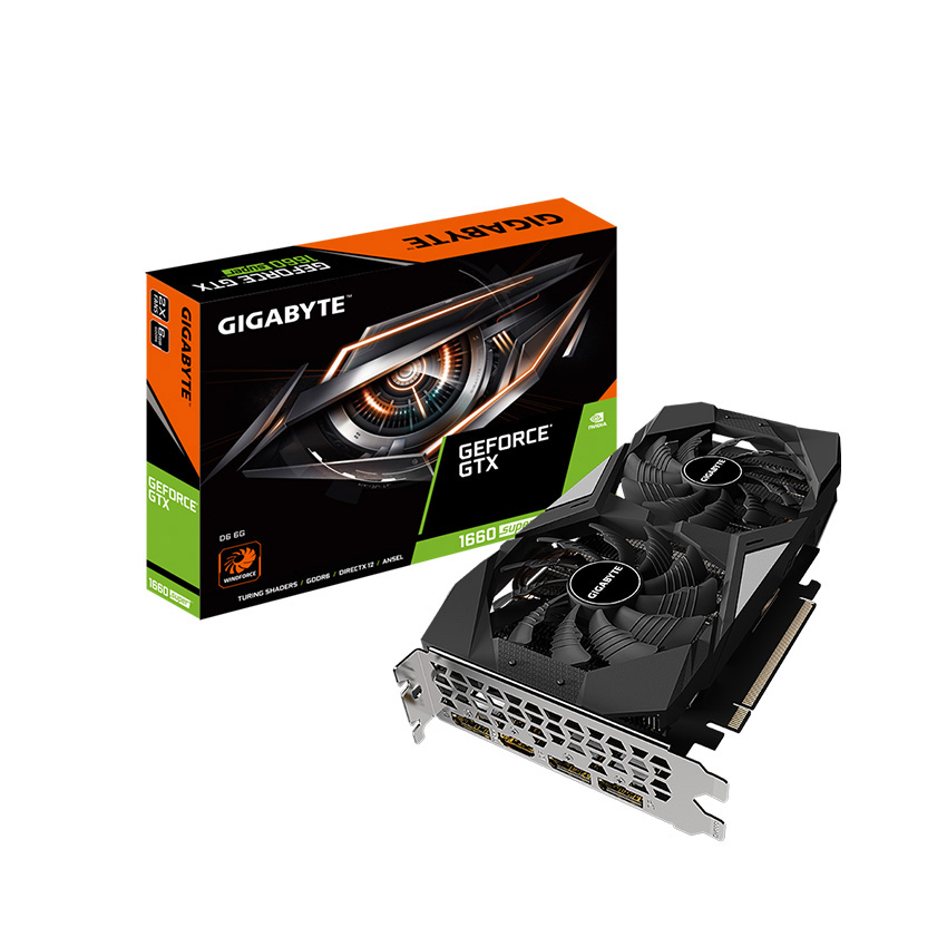 Card màn hình Gigabyte GTX 1660 Super D6-6GD - Hình 1