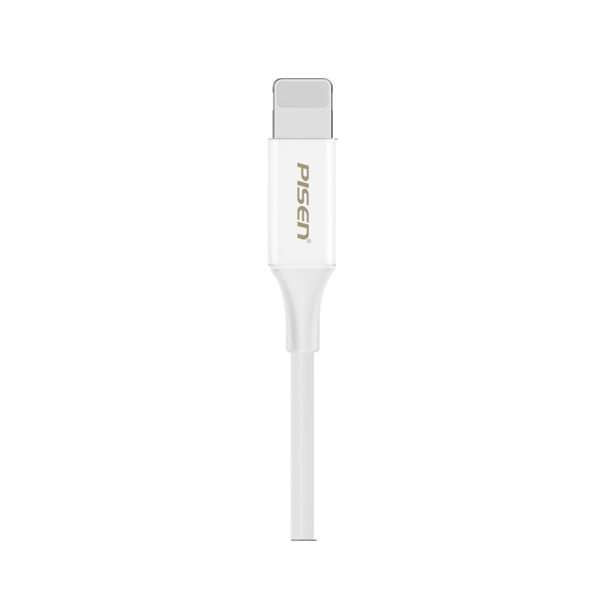Cáp PISEN - Mr White Lightning USB-A 1m, trắng - Global