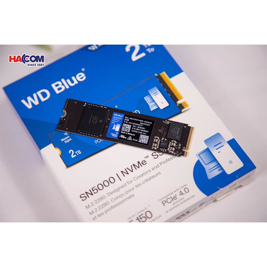 Ổ Cứng SSD WD SN580 Blue 2TB – M.2 2280 PCIe Gen4 x4 (Đọc 4150MB/s - Ghi 4150MB/s) - (WDS200T3B0E) - Hình 3