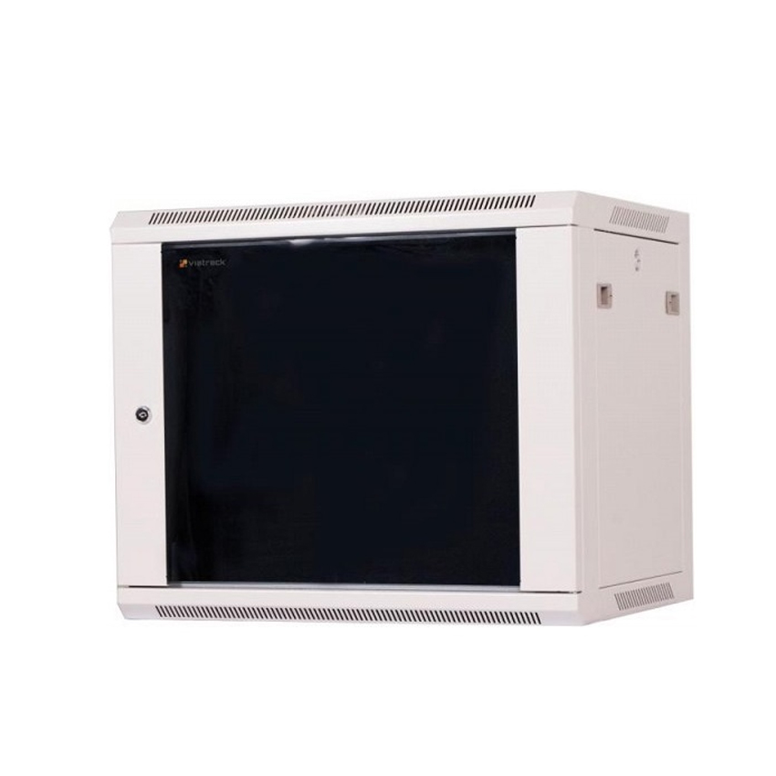 Tủ mạng VIETRACK 12U,12U, 600mm x 450mm, màu xám trắng (VRW12G145 ) - Hình 1