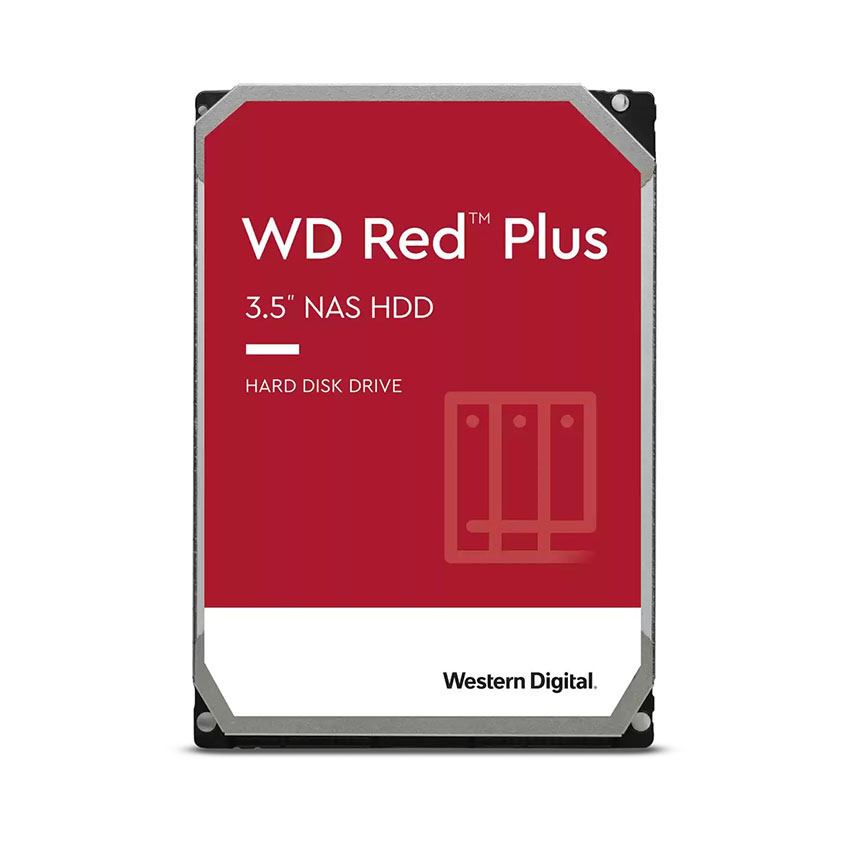 Ổ CỨNG HDD WD 8TB RED PLUS 3.5 INCH, 5640RPM, SATA, 128MB CACHE (WD80EFPX) (
