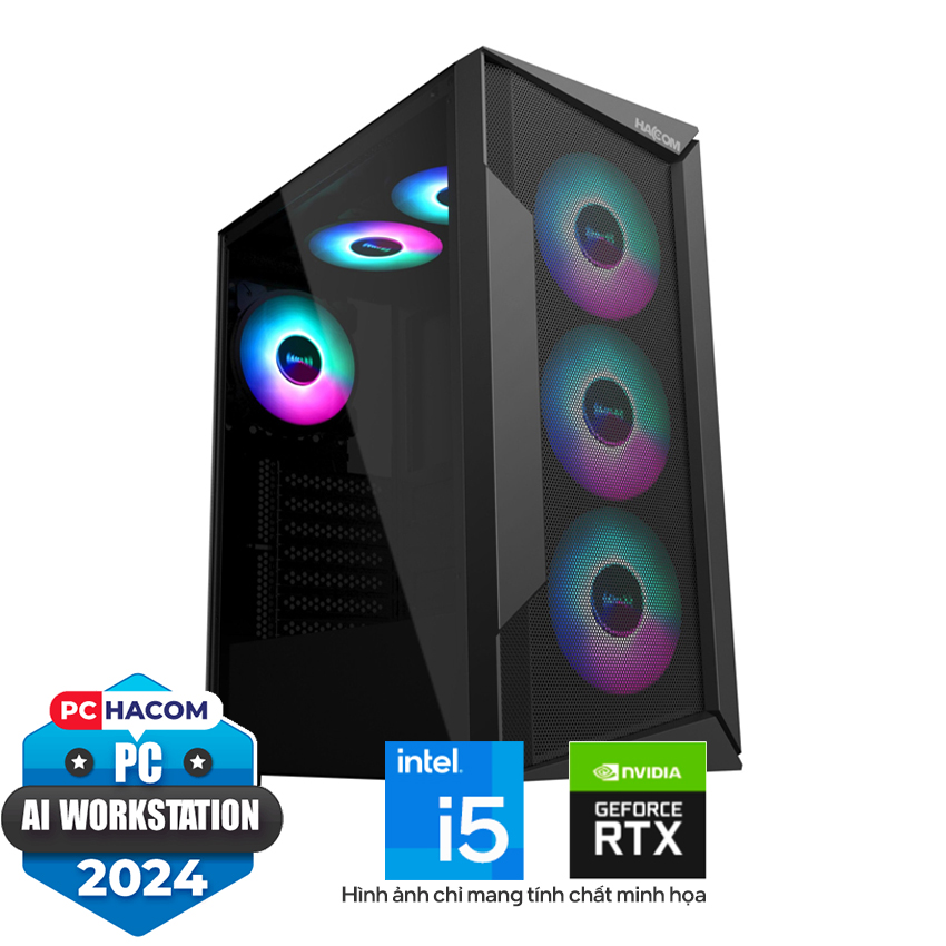 PC HACOM AI Beginner S1 (GeForce RTX 4060 Ti/i5-14400F/B760/32GB RAM/1TB SSD/650W)