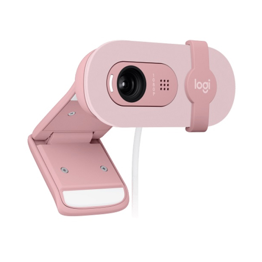 Webcam Logitech Brio 100 Full HD - Màu hồng