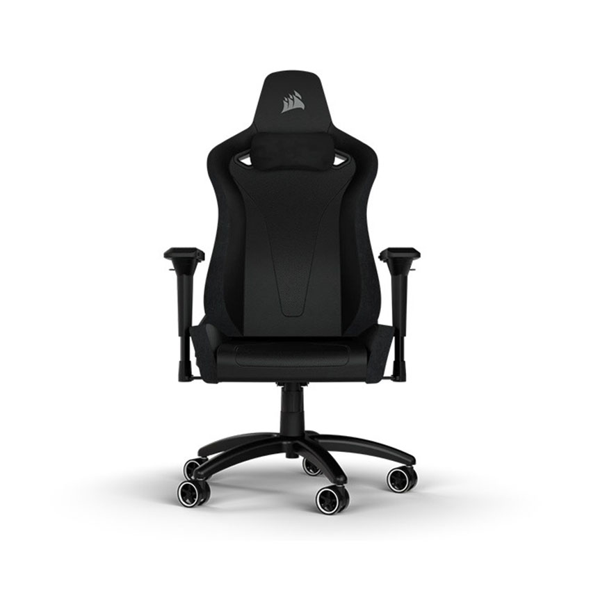 Ghế game Corsair TC200 Leatherette Black/Black - Hình 1