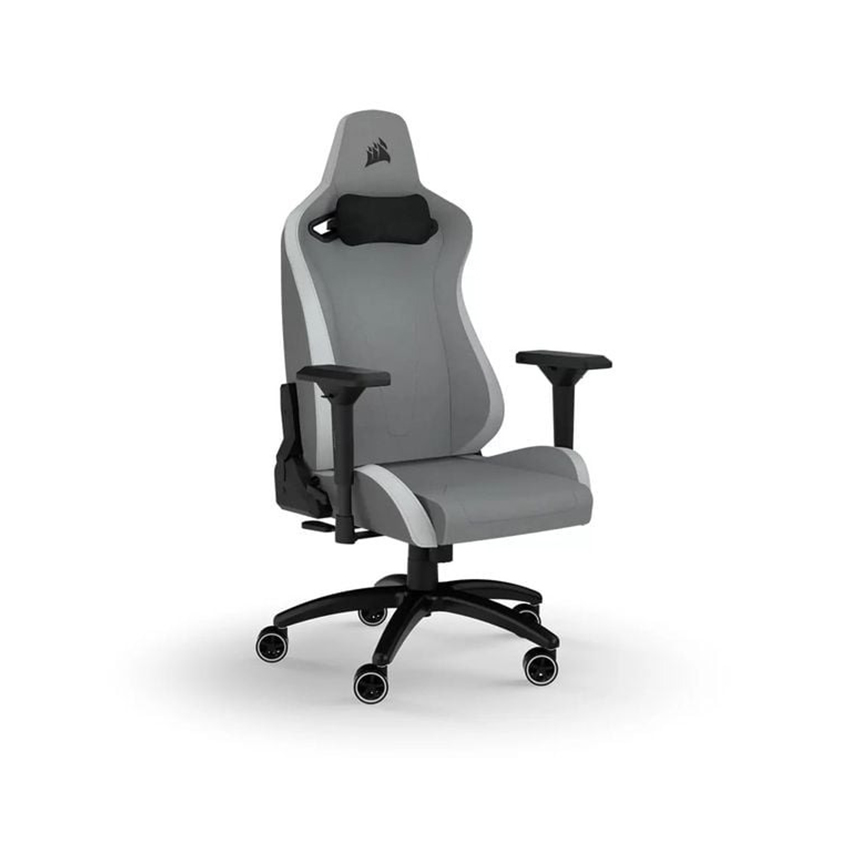 Ghế game Corsair TC200 Fabric Light Grey/White - Hình 1