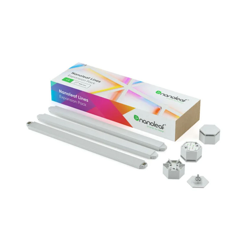 Bộ mở rộng cho Nanoleaf Lines - Dạng thanh - 3 miếng - Màu trắng - Hình 1