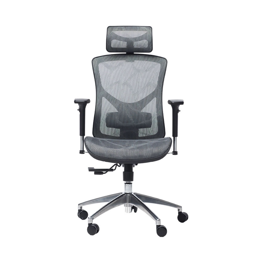 Ghế Công Thái Học Manson Vera Lưới Vân Rồng Xám - Hình 1