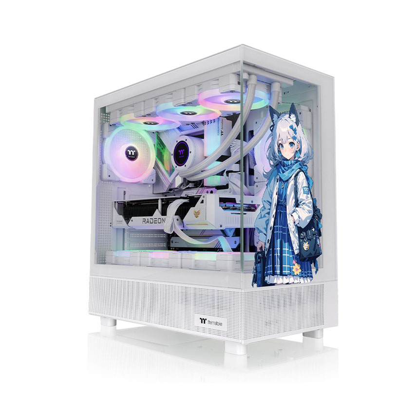 CASE THERMALTAKE VIEW 270 SP EDITION SNOW (ATX/MID TOWER/MÀU TRẮNG/3 FAN)