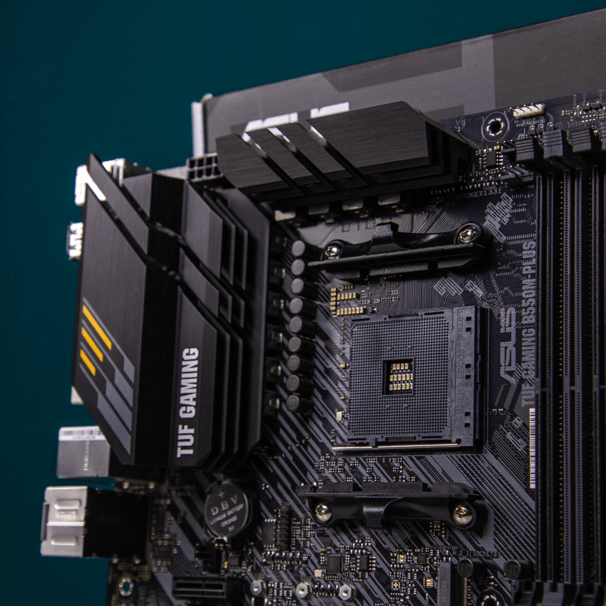 Mainboard ASUS TUF GAMING B550M-PLUS (AMD B550, Socket AM4, m-ATX, 4 khe RAM DRR4) - Hình 8