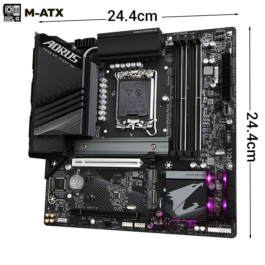 Mainboard Gigabyte Z790M AORUS ELITE AX DDR5 - Hình 5