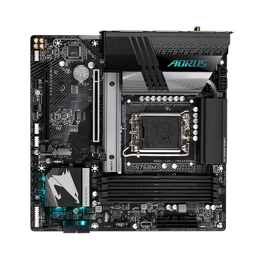 Mainboard Gigabyte B760M AORUS PRO AX DDR4 - Hình 4