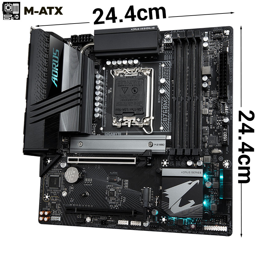 Mainboard Gigabyte B760M AORUS PRO AX DDR4 - Hình 5