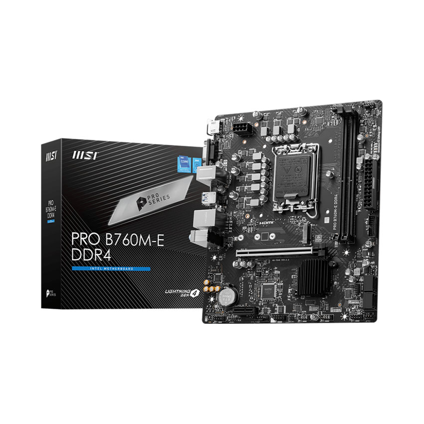 Mainboard MSI PRO B760M-E DDR4 - Hình 1