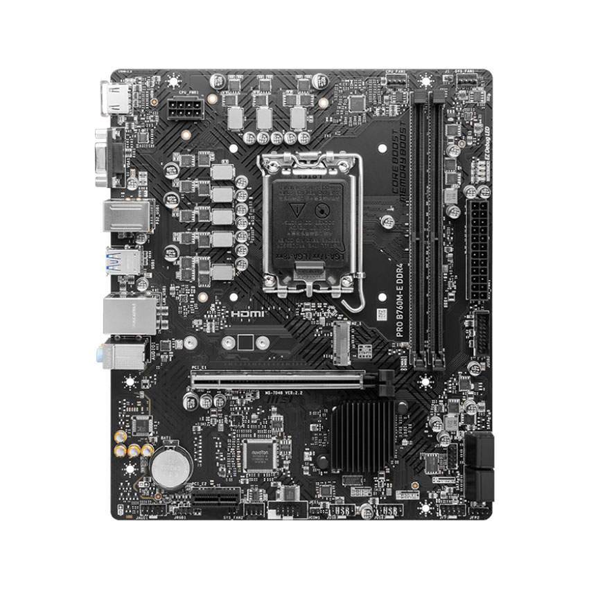 Mainboard MSI PRO B760M-E DDR4 - Hình 2