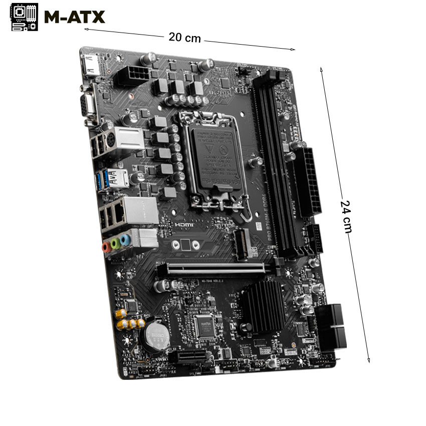 Mainboard MSI PRO B760M-E DDR4 - Hình 3