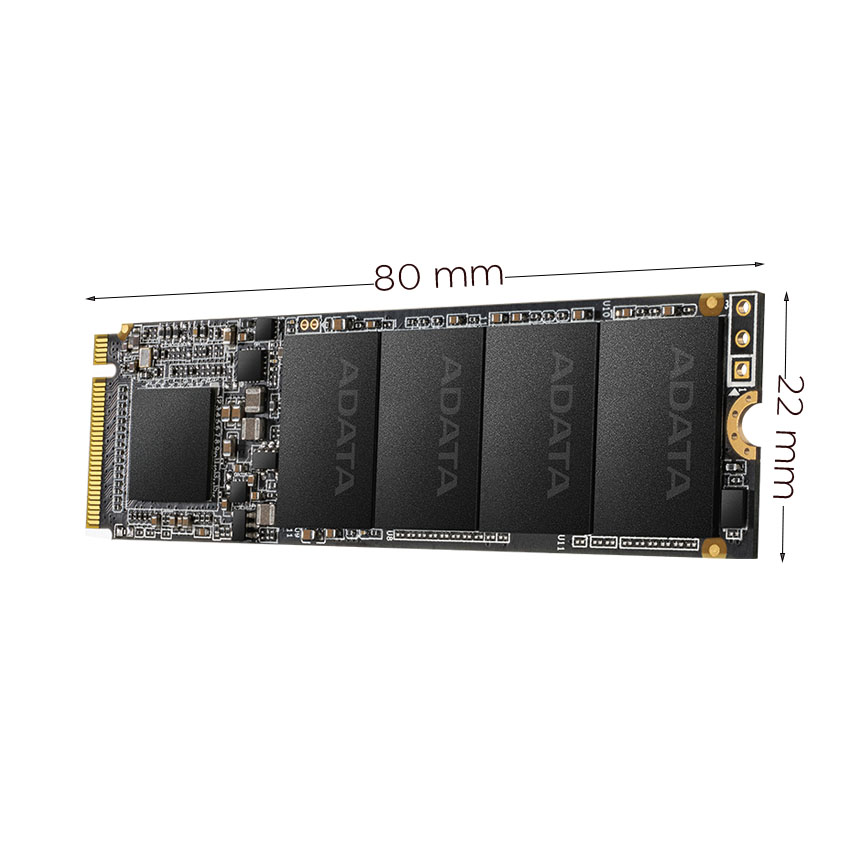 Ổ cứng SSD Adata SX6000NP Lite 256GB M.2 2280 PCIe NVMe Gen 3x4 (Đọc 1800MB/s - Ghi 1200MB/s) - Hình 4
