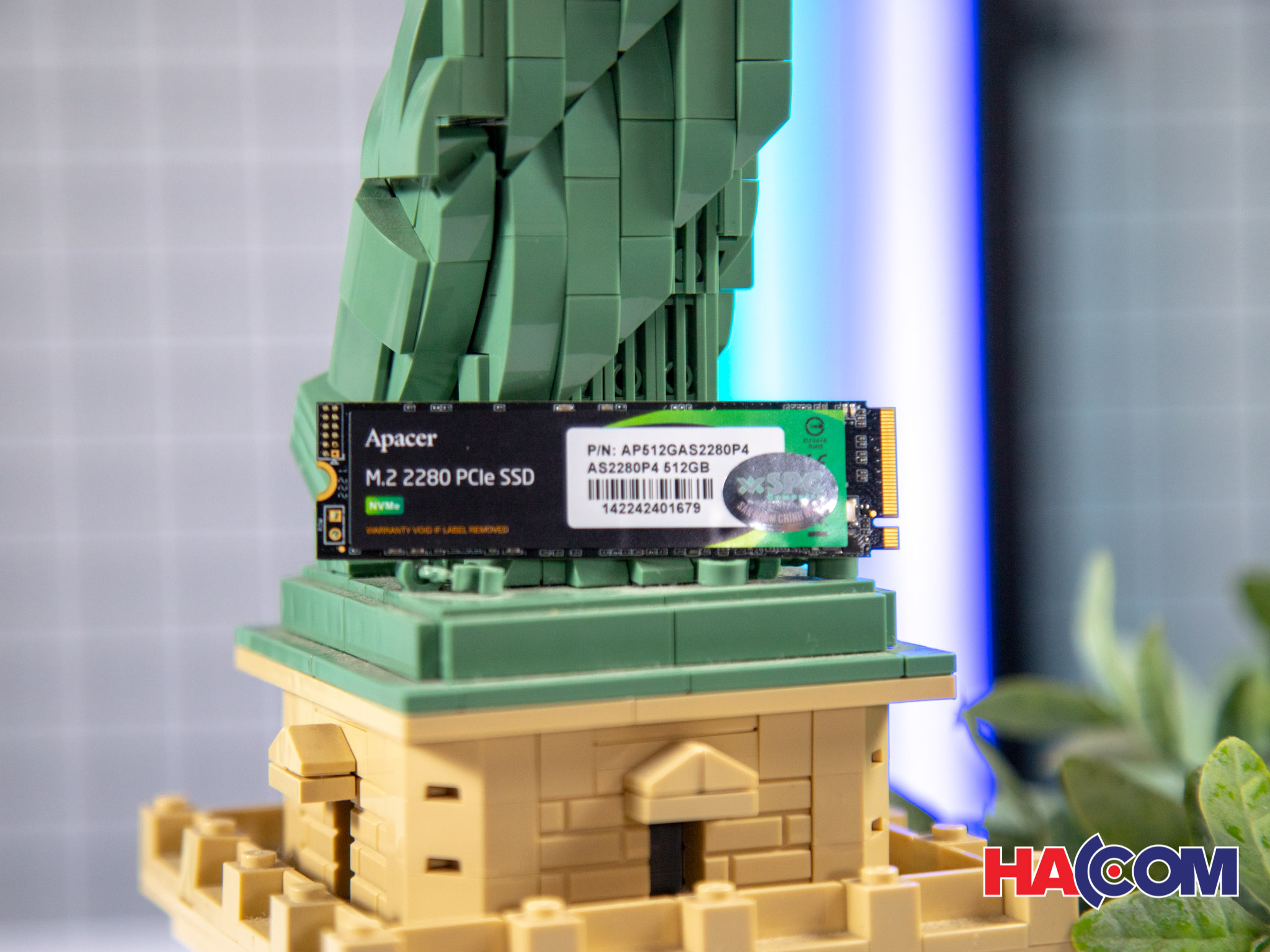 Ổ cứng SSD Apacer AS2280P4 512GB PCIe NVMe 3x4 (Đoc 2100MB/s, Ghi 1500MB/s) - (AP512GAS2280P4-1) - Hình 3