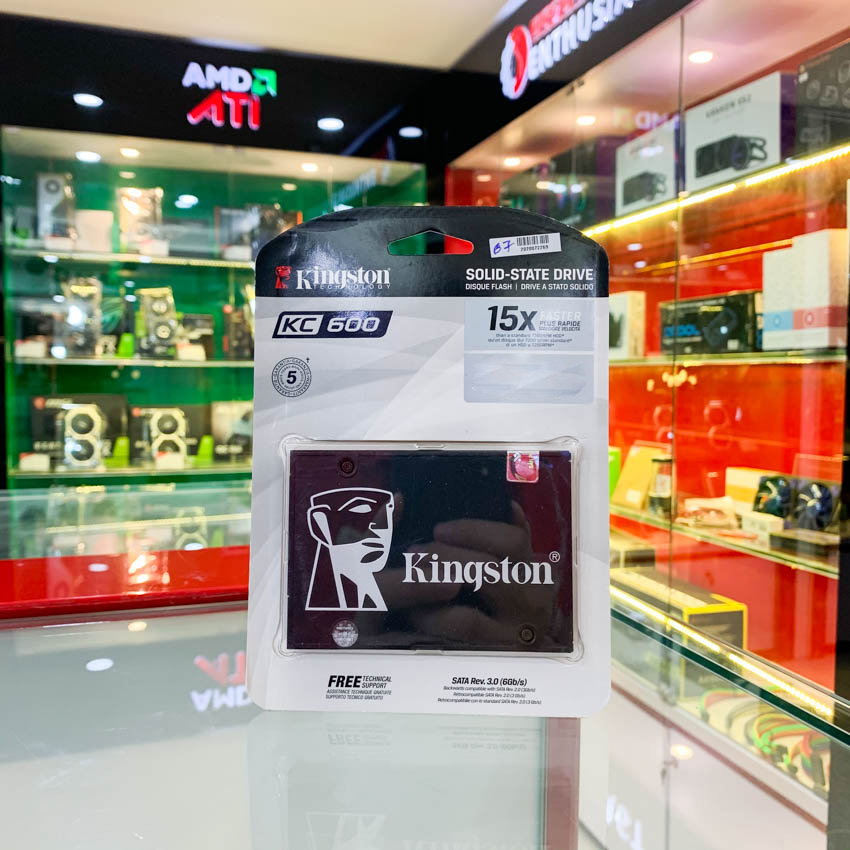 Ổ cứng SSD Kingston KC600 512GB 2.5 inch SATA3 (Đọc 550MB/s - Ghi 520MB/s) - (KC600/512GB)  - Hình 4