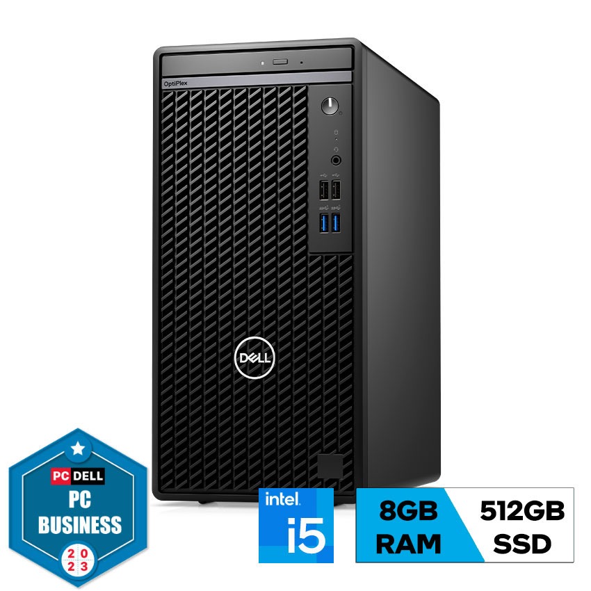 PC Dell Optiplex 7010 Tower (i5 13500 8GB/512GB SSD/Wifi 5/K+M/Win 11/Đen) (71038111)