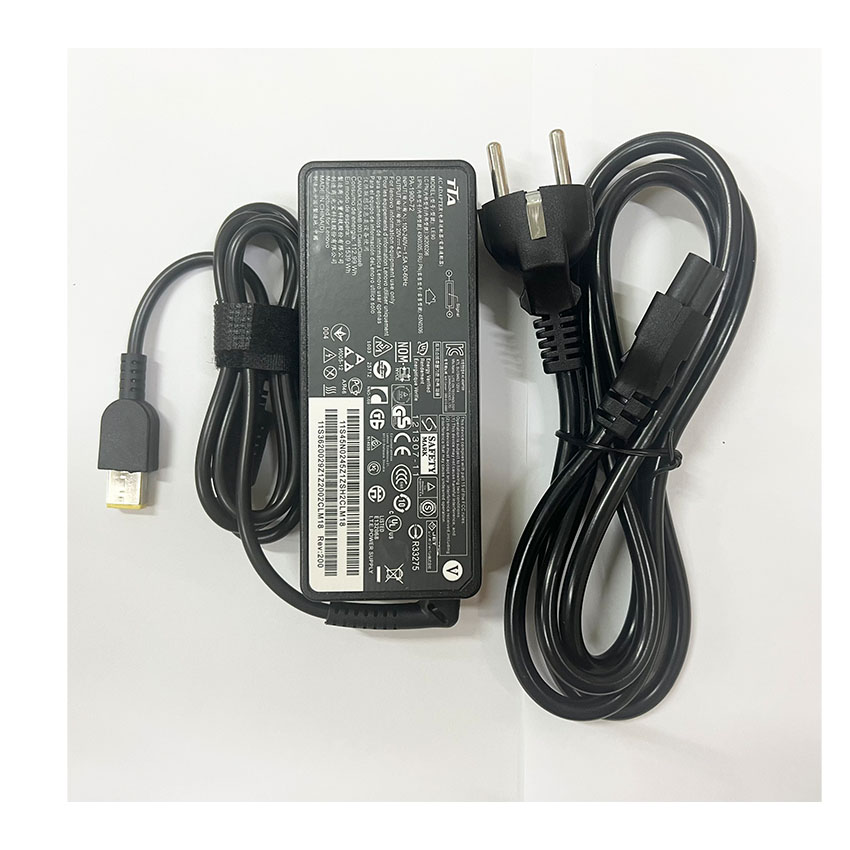 VulTech Alimentatore Per Notebook Lenovo 90W 20V 4.5A - Connettore Square Tip (LN2045SQ-312) - Ricambio Affidabile