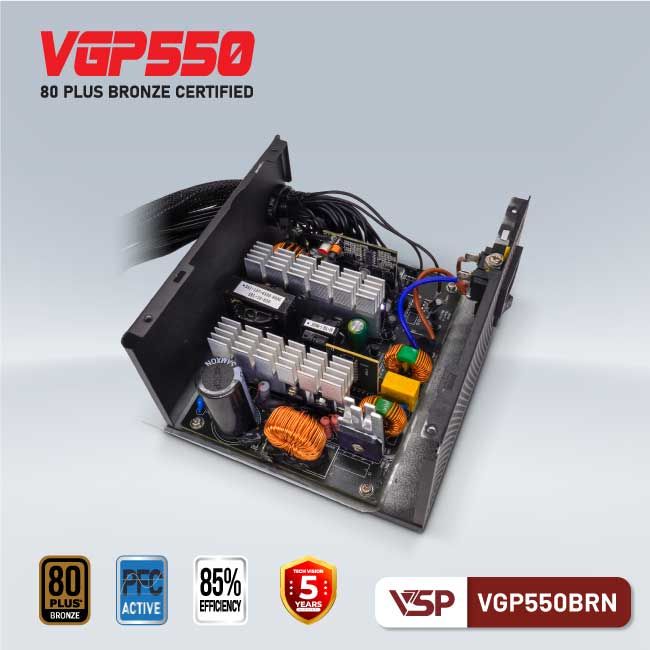 Nguồn VSP VGP550BRN 550W (80Plus Bronze) - Hình 3