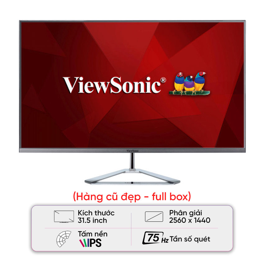 MÀN HÌNH VIEWSONIC VX3276-2K-MHD-2 - CŨ ĐẸP (FULL BOX)