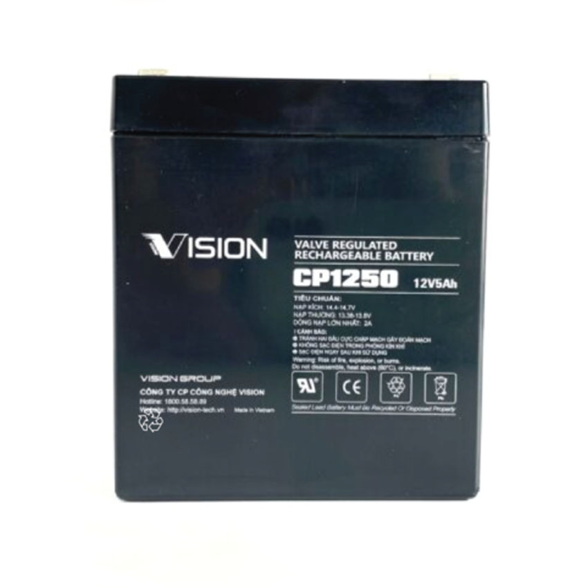 Ắc Quy Vision CP1250 12V 5Ah