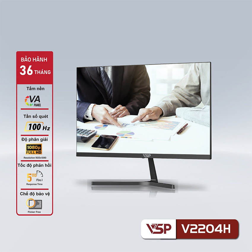 Màn hình VSP V2204H (21.5 inch/FHD/VA/100Hz/5ms) - Hình 3