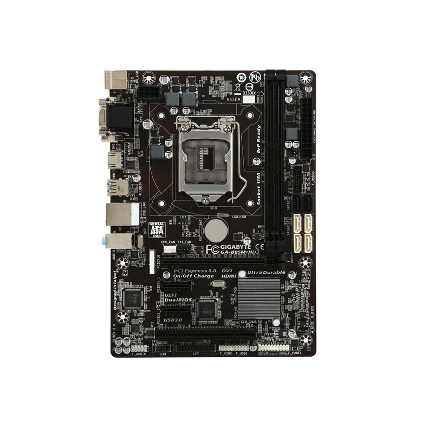 Mainboard Gigabyte  GA-B85M-HD3-A - Cũ xước (Tray, không chặn main)