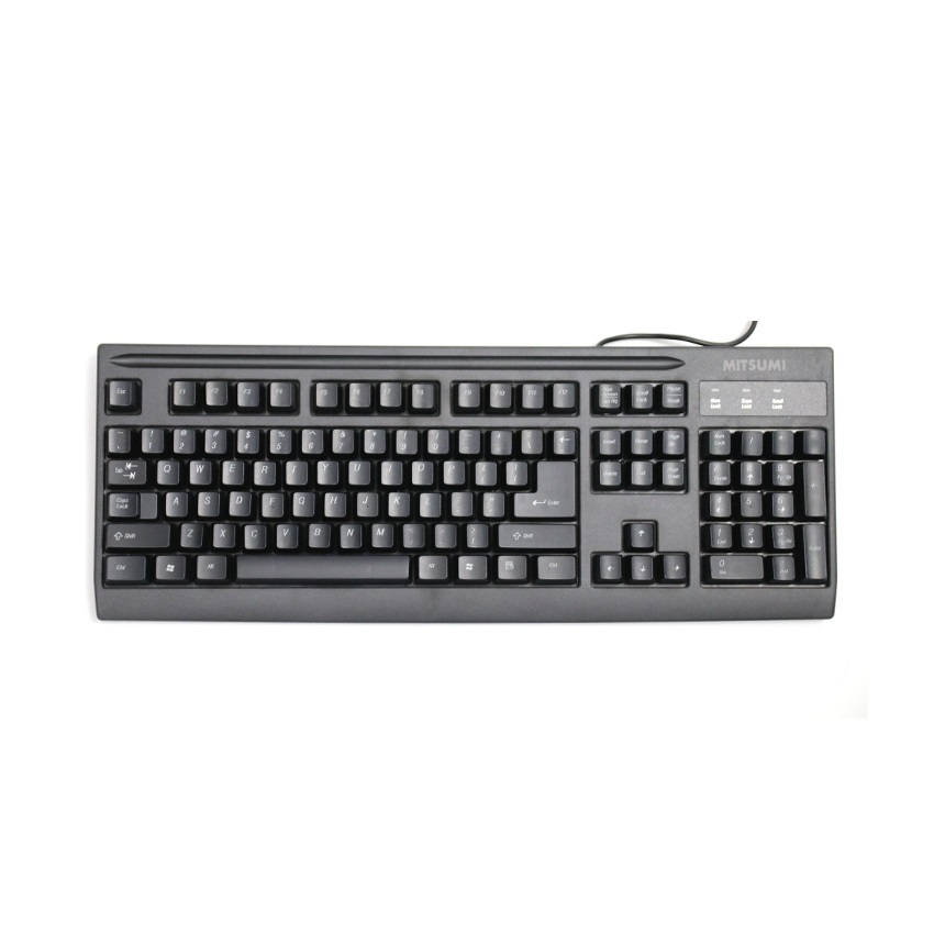Bàn phím Mitsumi KFK-EA4XT đen (USB) - Cũ xước(Tray) - Hình 1
