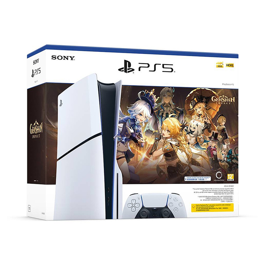 Máy chơi game Sony Playstation 5 (PS5) Slim Standard Genshin Impact Gift Bundle