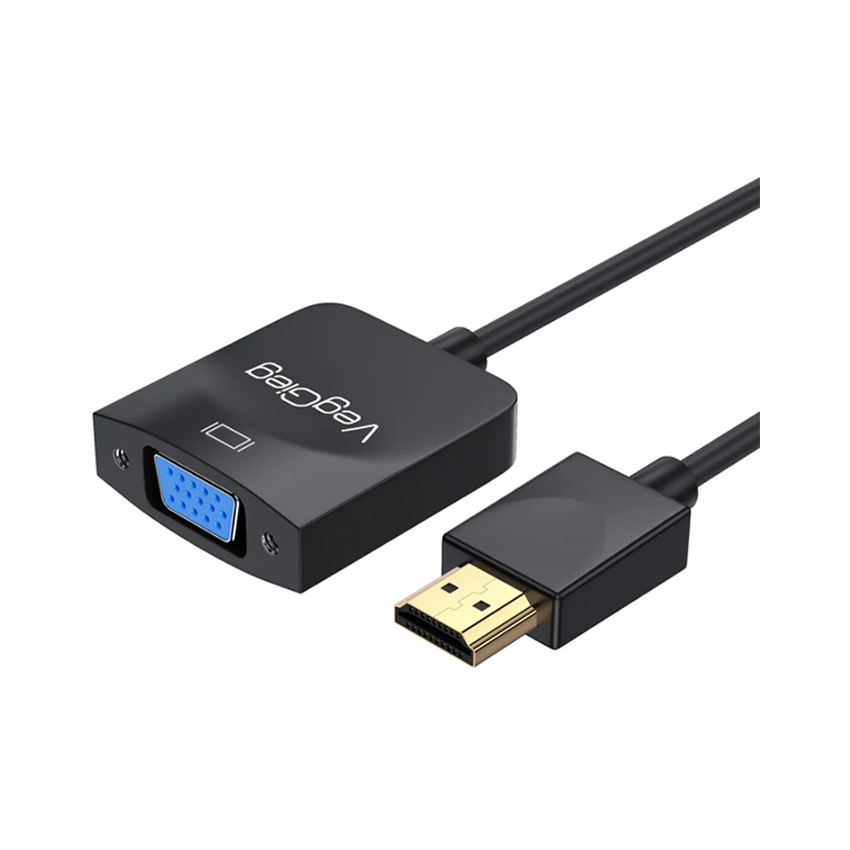 Cáp chuyển đổi từ HDMI sang VGA (không audio) VEGGIEG VZ612