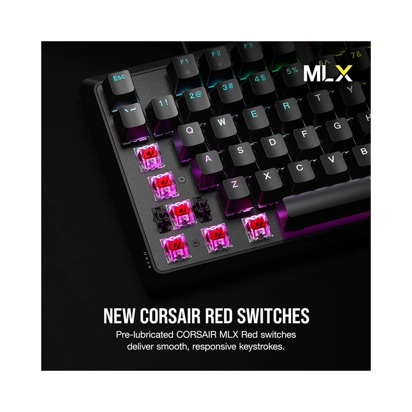 Bàn phím gaming Corsair K70 CORE-BLK-CRSR MX-RGB (CH-910971E-NA) - Hình 7