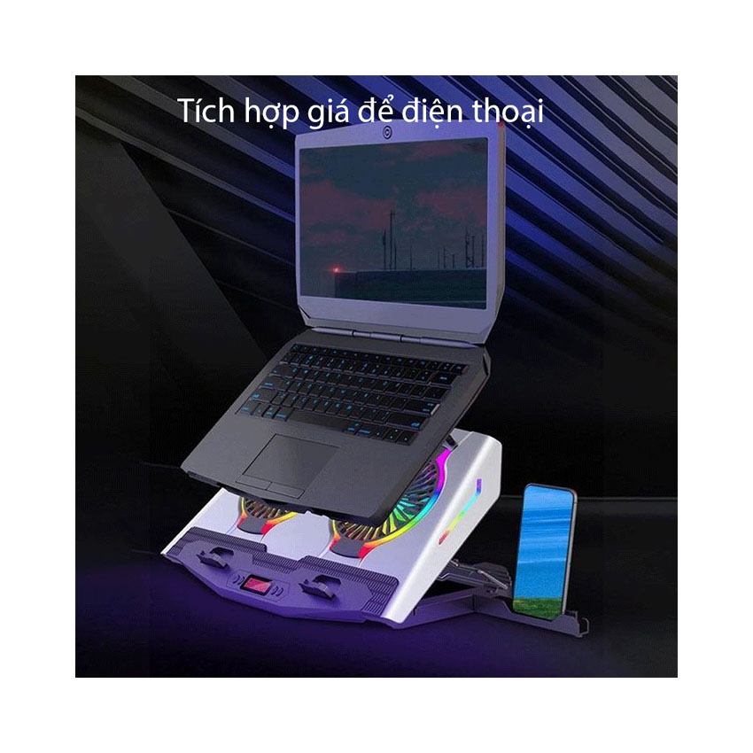 Đế tản nhiệt Laptop ICE Coorel N9 Màu Đen/Xám (NK) - Hình 6