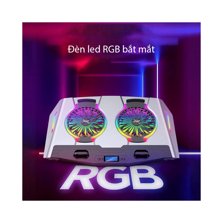 Đế tản nhiệt Laptop ICE Coorel N9 Màu Đen/Xám (NK) - Hình 4